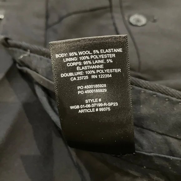 Aritzia Babaton Agency Pants - City Wool - size 8 - Picture 11 of 13